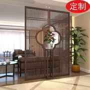 Vách ngăn sắt rèn phong cách Trung Quốc mới cửa ra vào phòng khách để chặn sảnh khách sạn lưới tản nhiệt văn phòng phòng trà vách ngăn phòng khách và bếp