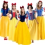 Halloween người lớn Bạch Tuyết váy biểu diễn sân khấu cosplay Disney Anna Elsa trang phục dành cho người lớn halloween gg