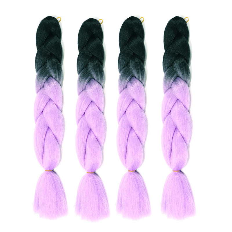 B27 & Black + LavenderDirty braided rope dreadlocks  Hair rope Wigs men and women braided hair Compile and distribute Receiving and sending Wig braid Nepal Hair band size Braid