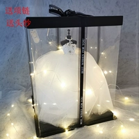 Черная подарочная коробка, лента