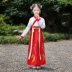 Hanfu, bé trai, đồng phục học sinh Trung Quốc, bé gái, trang phục cổ xưa, váy, học sinh tiểu học, bộ đồ Đường, sách thiếu nhi, trang phục biểu diễn cổ điển ba nhân vật của trẻ em, mùa xuân và mùa thu 