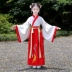 Hanfu, bé trai, đồng phục học sinh Trung Quốc, bé gái, trang phục cổ xưa, váy, học sinh tiểu học, bộ đồ Đường, sách thiếu nhi, trang phục biểu diễn cổ điển ba nhân vật của trẻ em, mùa xuân và mùa thu 