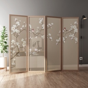 Tấm bình phong họa tiết hoa đẹp, Vách ngăn bình phong họa tiết
