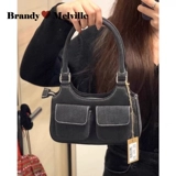 Джинсовый шоппер, сумка на одно плечо, коллекция 2022