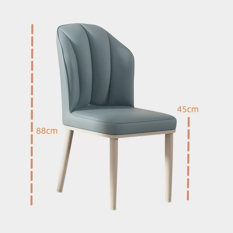 Ghế ăn màu kem, nhẹ nhàng sang trọng và cao cấp, tối giản, hiện đại và đơn giản, mẫu thiết kế, ghế tựa lưng tại nhà trang điểm nổi tiếng trên mạng 