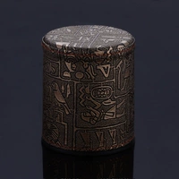 Круглый египетский кожаный цветной чашка