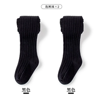 12-25c пружина и осень (узоры сосновых листьев) Черный трусики черный+черный [2 штуки]