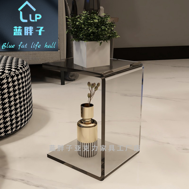 Tùy 
            Chỉnh Bắc Âu Ánh Sáng Sang Trọng Acrylic Mặt Bàn Đơn Giản Hiện Đại Góc Bàn Nhà Thiết Kế Sofa Mặt Bàn Hình Nhỏ Bàn Bay Cửa Sổ Bàn bàn trà tròn nhỏ bàn ghế gỗ trà chanh