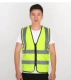 Áo vest phản quang vest xây dựng công nhân vệ sinh huỳnh quang tùy chỉnh an toàn giao thông lưới túi thoáng khí công trường xây dựng áo phản quang đi phượt
