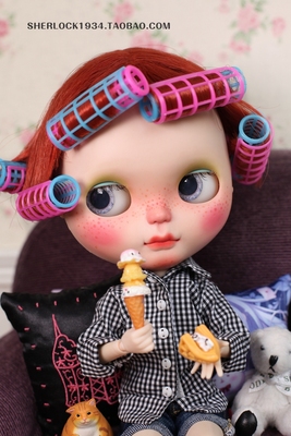 taobao agent Small high -temperature resistant curl roll stick｝ Blythe small cloth 3 points, 4 points, 6 points, BJD baby makeup maintenance accessories