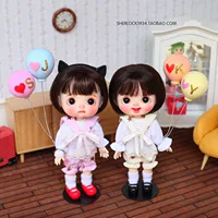 ｝ Цветный маленький воздушный шар 分 8 очков и 12 очков BJD Baby с реквизитом OB11 Beauty Pig Blyth Small Cloth Azone