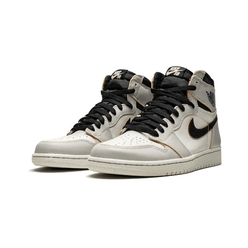 Black And White Scratchquality goods Nike AJ1 Obsidian university blue Men's Shoes Black Silver Barb Biology hacker Shadow grey Gao Bang Women's Shoes