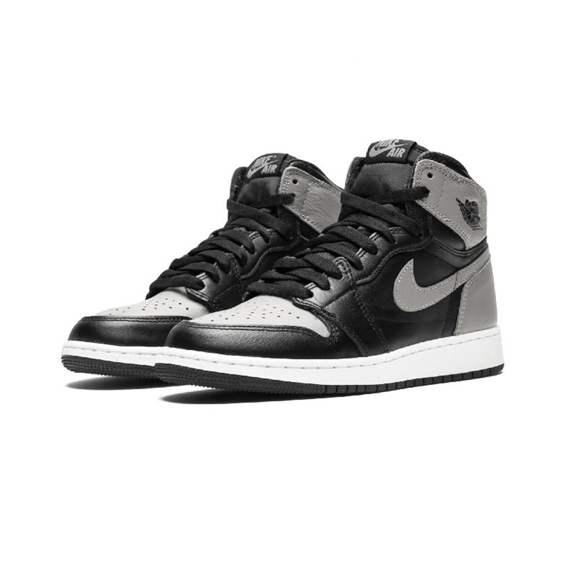 Shadow Greyquality goods Nike AJ1 Obsidian university blue Men's Shoes Black Silver Barb Biology hacker Shadow grey Gao Bang Women's Shoes
