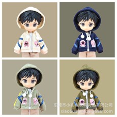 одежду полу ребенка ob11娃衣 小海狸可爱外套bjd12分上衣p9 ufdoll卫衣molly娃娃衣服