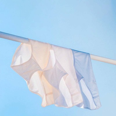 【猫人】冰丝高档内裤女成人裸睡无痕超薄性感女士纯棉裆中腰短裤