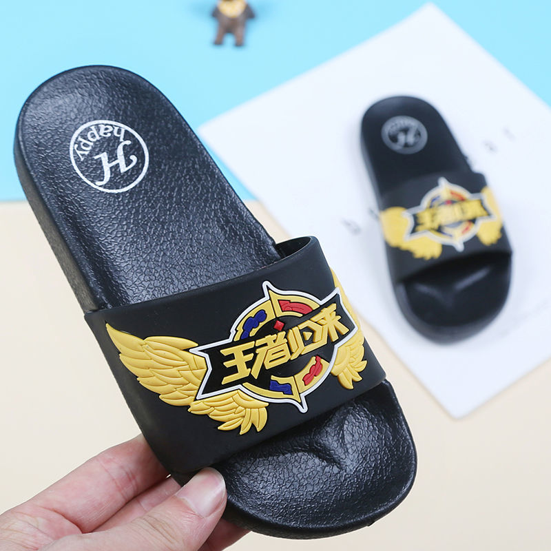 King & Blackchildren slipper Boy slipper Autumn and winter summer Eldest child sandals  At home girl Shower Room take a shower non-slip Sandals male