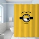 Minion punch-free phòng tắm bạt nhà vệ sinh vách ngăn phòng tắm tắm bìa phòng khách có trọng số chì thả rèm cửa