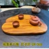 Gỗ hồng sắc khô bàn trà khay trà phong cách retro thủ công khay đăng nhập hộ gia đình gỗ nguyên khối bàn trà gỗ hồng mộc sáng tạo bộ trà FnB Furniture