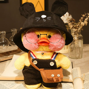 Утка гиалуроновой кислоты красный Duck Lalafanfan Cafe Mimi Ins японская утка sub волос бархат игрушка кукла