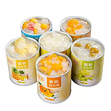 皮奇酸奶水果西米露黄桃菠萝椰果罐头单罐[15元优惠券]-寻折猪