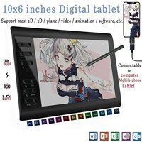 10*6 'Graphics Drawing Digital Tablet Pen Display 233 Point