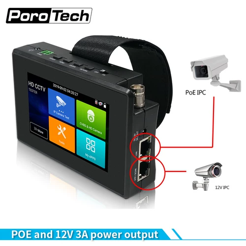 Монитор камеры CCTV запястья, IPC 1800S 4 'CCTV Tester 4K IP 8