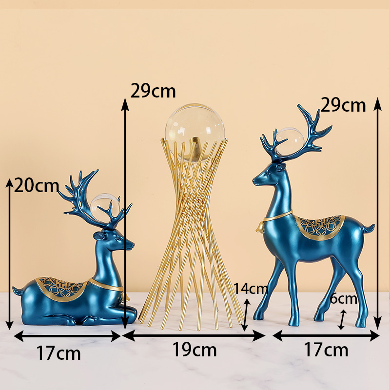 Lucky Deer (Sapphire Blue) Matching Ball Small Waist