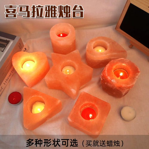 Кандида гималайская соль свеча хрустальная соль свеча свеча