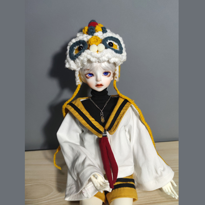 taobao agent [Friends baby clothing] BJD4, 5 minutes 6 minutes, 3 minutes, uncle sailor clothing red scarf OB22 OB24 set