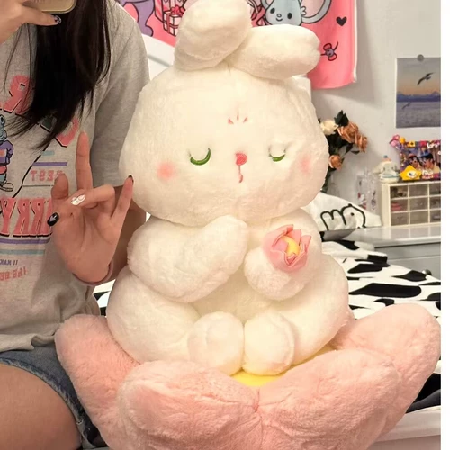 Плюшевый кролик, успокаивающая подушка, тряпичная кукла для сна для друга