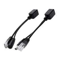 2PCS/Set Passive PoE Injector And Splitter Kit With 5.5x2.1