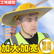 Công trường xây dựng mũ chống nắng nam mùa hè công nhân xây dựng mũ làm việc quạt năng lượng mặt trời mũ cứng che nắng cao cấp Quạt gắn mũ vành mũ bảo hộ