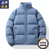 193 светло -голубая [белая утка Plel Filling] Stand -up