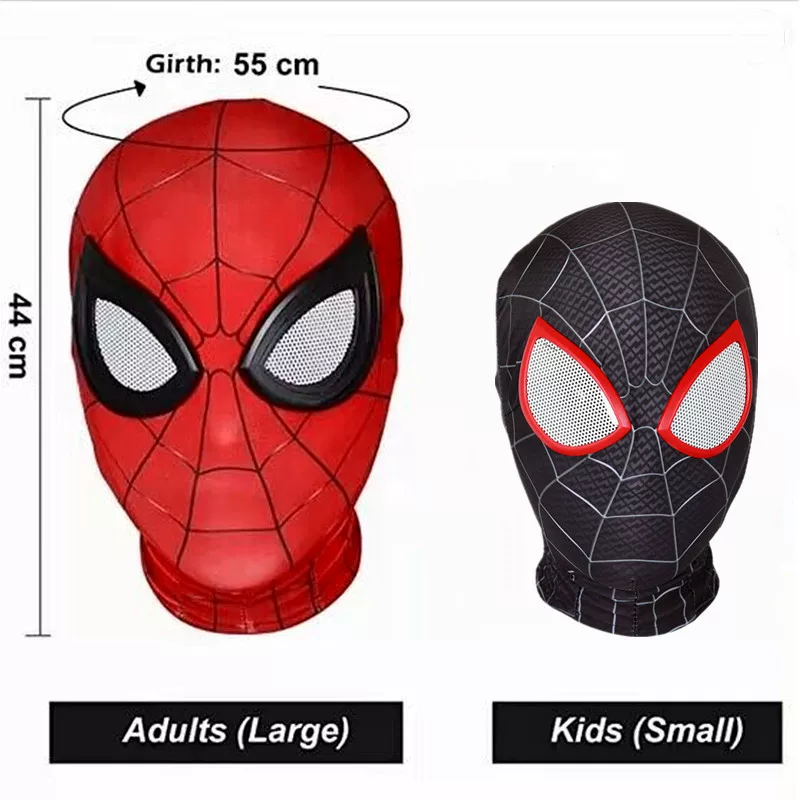 [Супергеройская маска? Miles Spiderman Маска Питер Паркер Хэллоуин C]