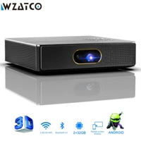 WZATCO S5 HD 4K Real 3D DLP Projector with Zoom, Auto Keysto