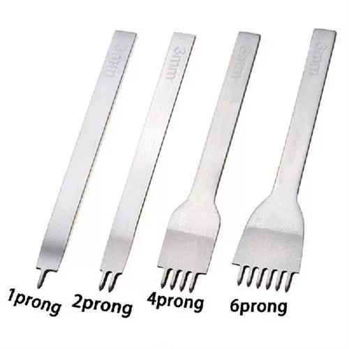 Кожаные отверстия ударов инструмент из нержавеющей стали 1+2+4+6