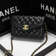 чемодан 正品新款小香儿包包女士真皮专柜名牌单肩斜挎包小金球方胖子包