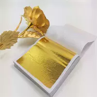 100/200 Sheets Imitation Gold Silver Foil Paper Leaf Gilding