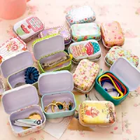 Colorful tin box sealed jar packing boxes jewelry, candy bo