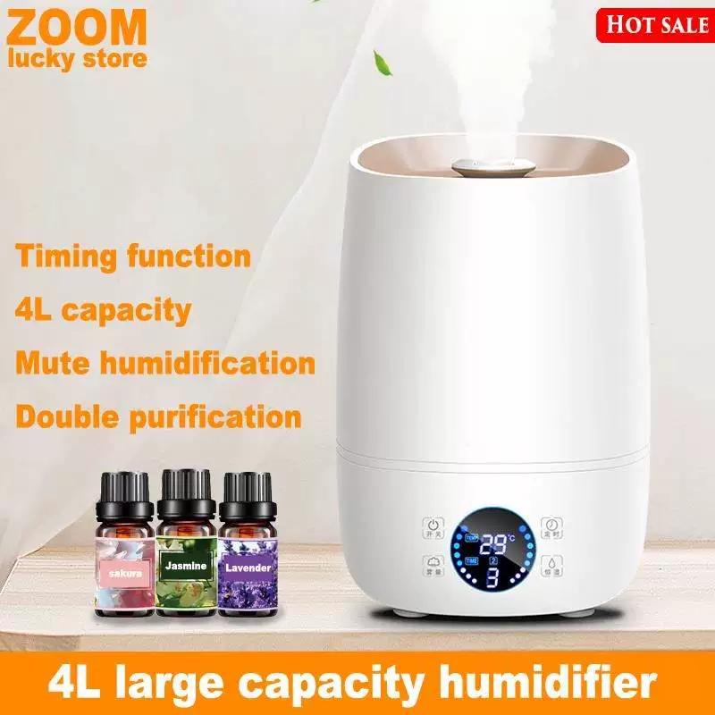 4L Air Essential Oil Diffuser Aroma Vaporizer Humidifier