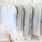 zJapanese quần áo bụi che 3 lưu trữ áo khoác trong suốt có thể giặt quần áo bụi che quần áo treo túi quần áo cửa hàng bách hóa - Sản phẩm chống bụi