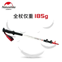 Ultralight carbon leo núi 3 phần khóa kính thiên văn sợi carbon đi bộ gậy đi bộ ngoài trời thiết bị chèo thuyền cực bán gậy gỗ cho người già	