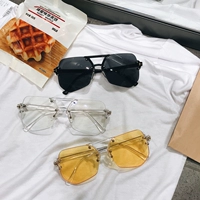 Модный прозрачный солнцезащитный крем в стиле хип-хоп, солнцезащитные очки на солнечной энергии для влюбленных, Южная Корея, УФ-защита