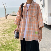 Tide, летняя японская трендовая рубашка для отдыха, в корейском стиле, оверсайз