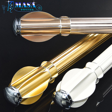 Карниз для штор 加厚铝合金罗马杆静音窗帘杆单杆双杆窗帘轨道导轨滑道新款邮