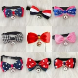 Регулируемый колокольчик с бантиком, чокер, галстук-бабочка, домашний питомец, кот