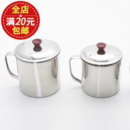 304 thép không gỉ miệng cốc uống cốc tay cup với nắp cốc trà cốc miệng rửa chén mẫu giáo trẻ em cup