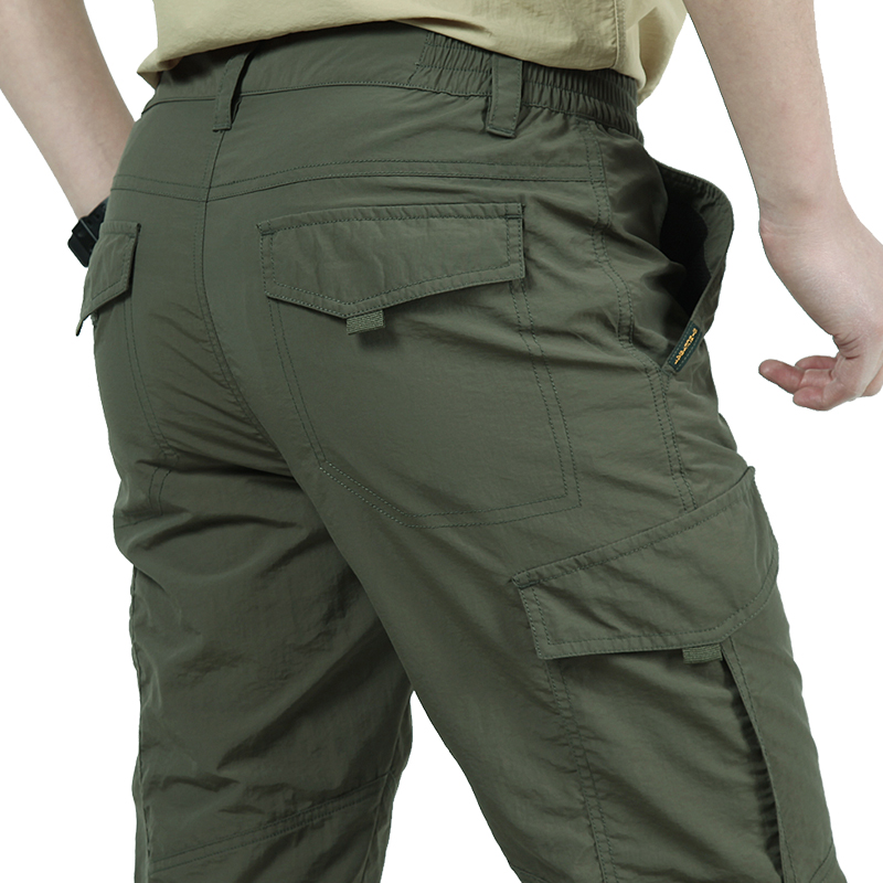 Army Green 105 Pantssummer outdoors Multi bag Short sleeve shirt executive officer suit ventilation shirt man leisure time Military equipment Quick drying thin