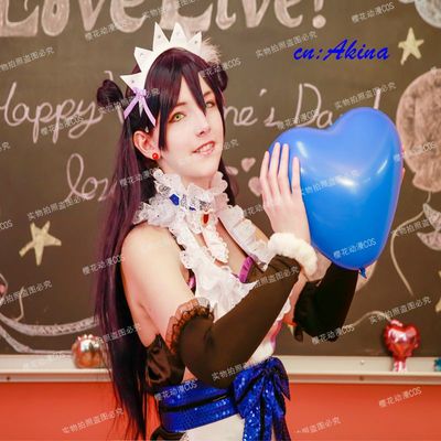 taobao agent New product Love Live Garden Haiwei Maid Series COSPLAY Anime Clothing Set Make