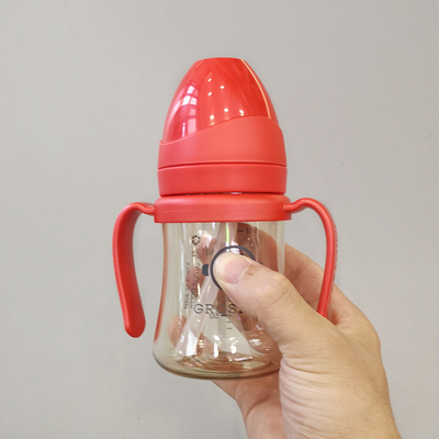 GROSMIMI格罗咪咪韩国进口宝宝吸管杯婴儿学饮防呛漏PPSU水杯耐摔